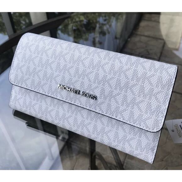 Michael Kors Wallet White And Grey - Picture 1 of 7